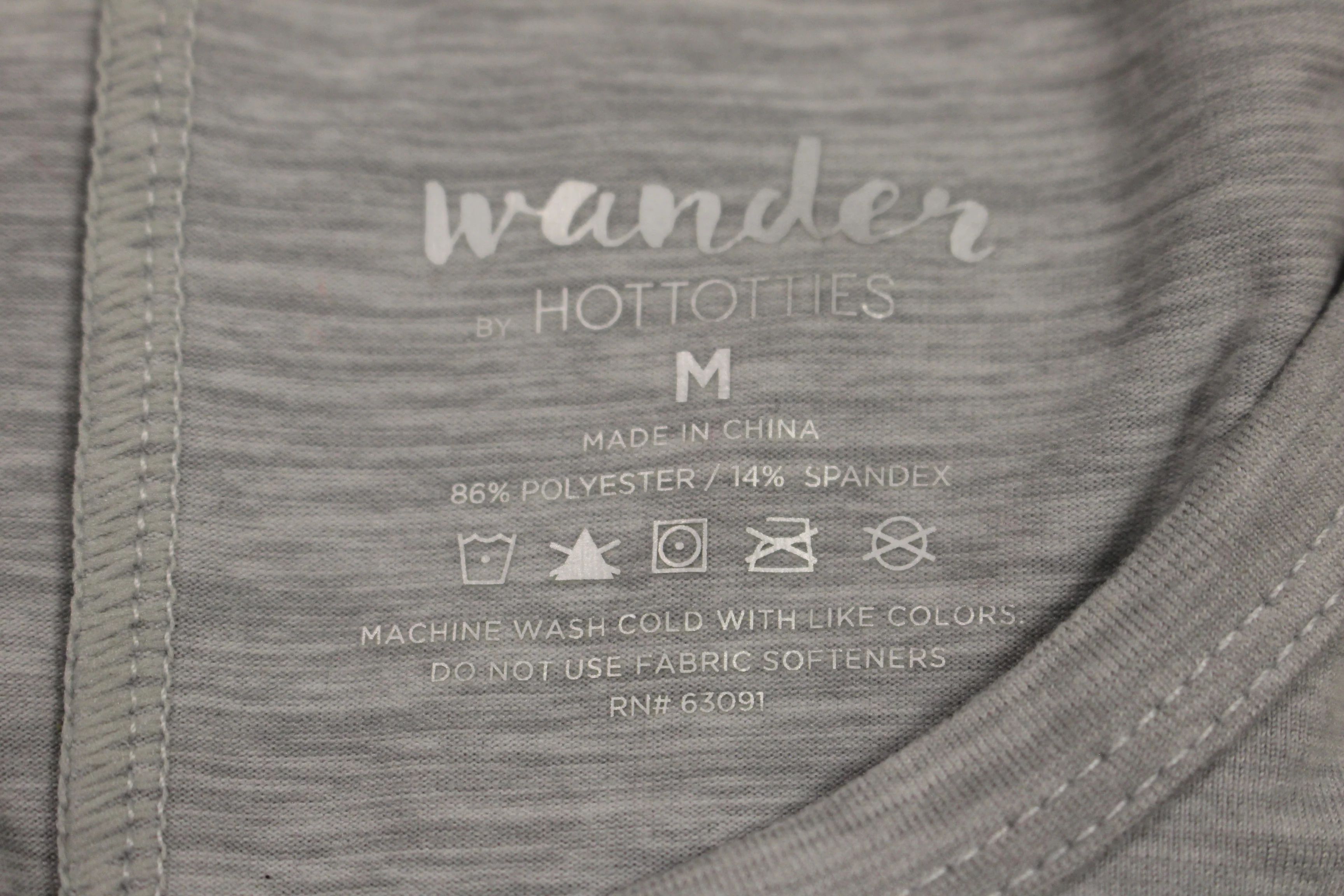 Wander Hotties Midweight Tie Back Tunic - Heather Grey - Medium - Used - Image 6