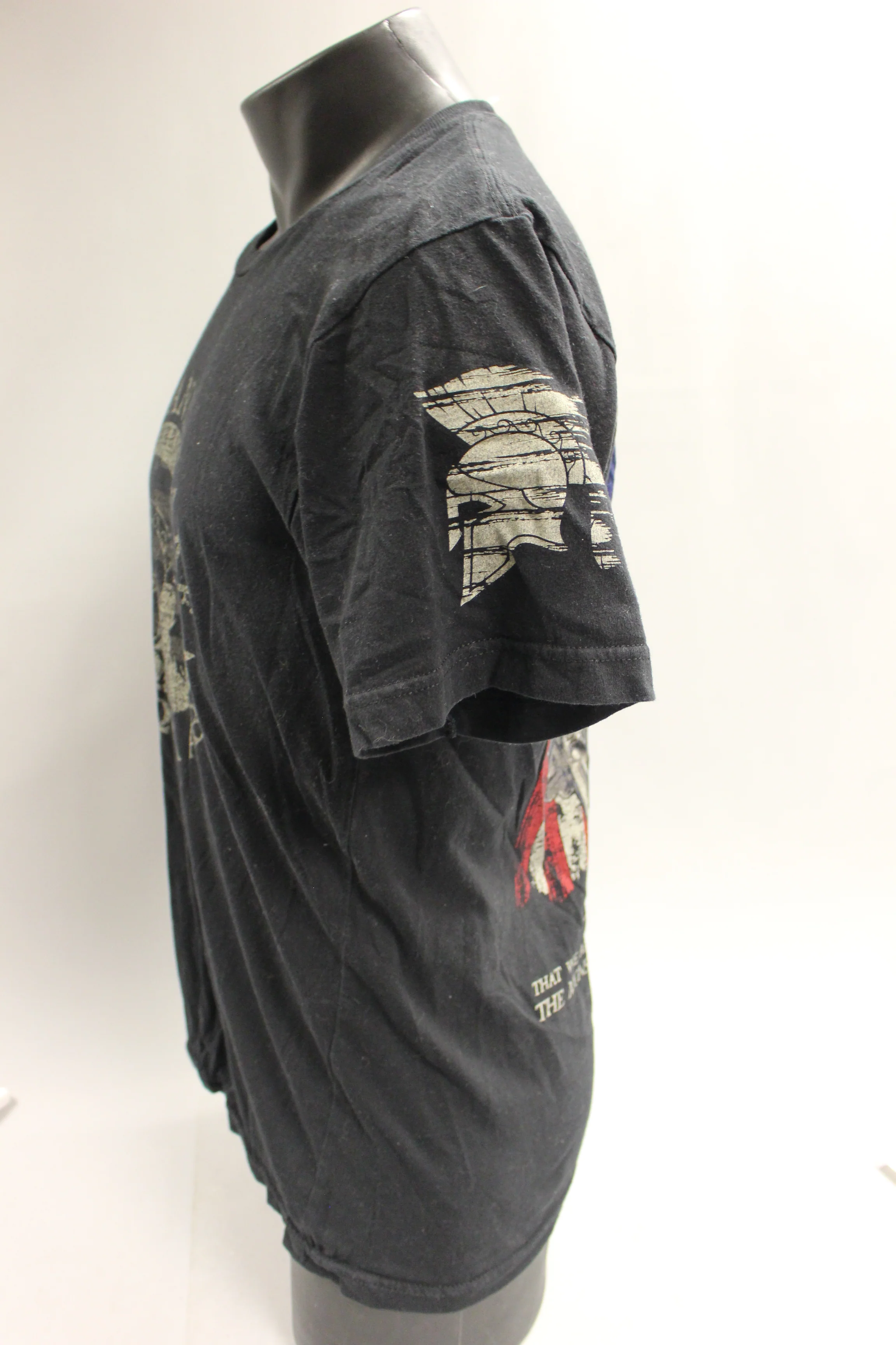 Warrior Apparel Come and Take It Men's Crew Neck T Shirt -Black -Medium -Used - Image 2