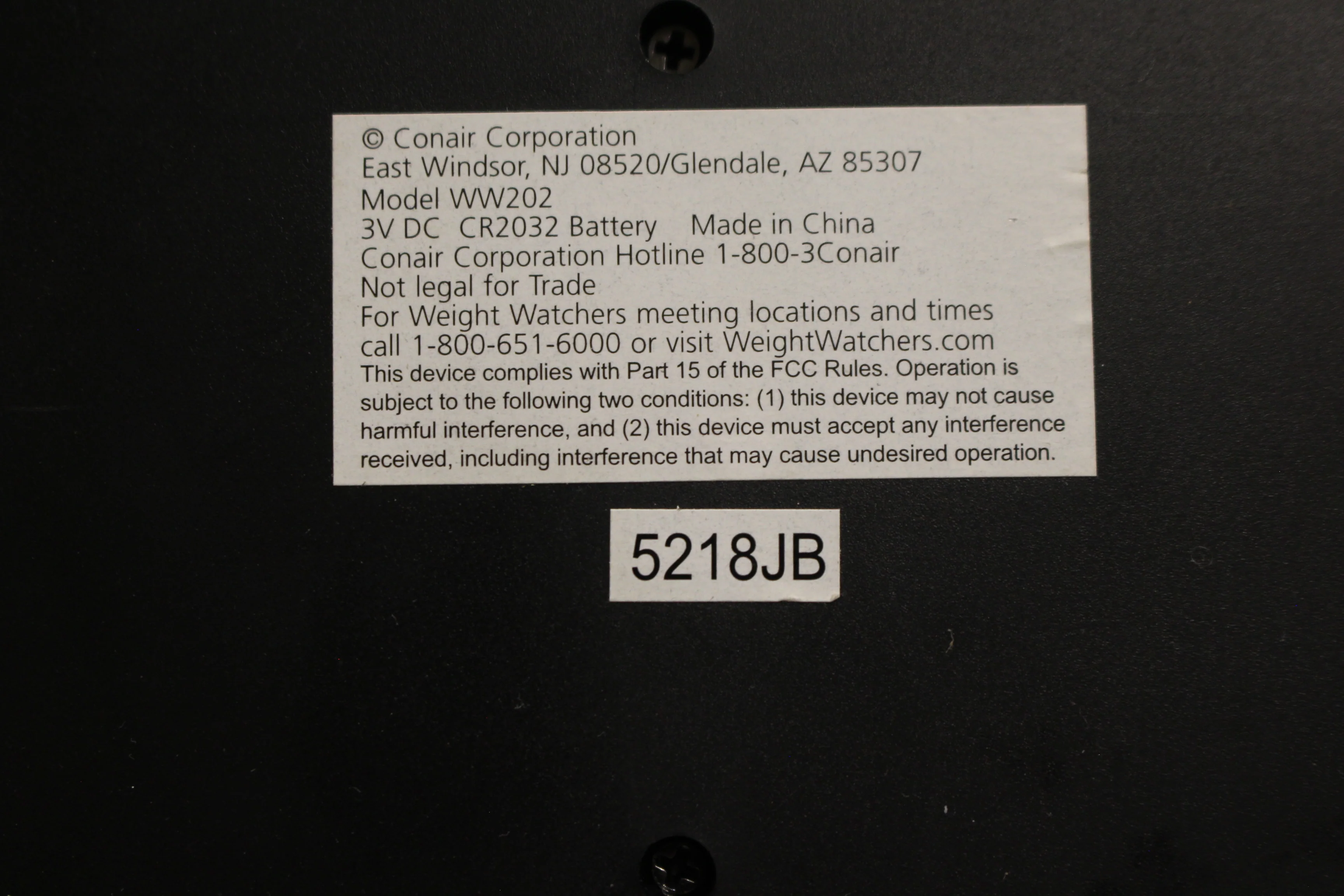 Weight Watchers Scale - Model WWW202 - Used - Image 2
