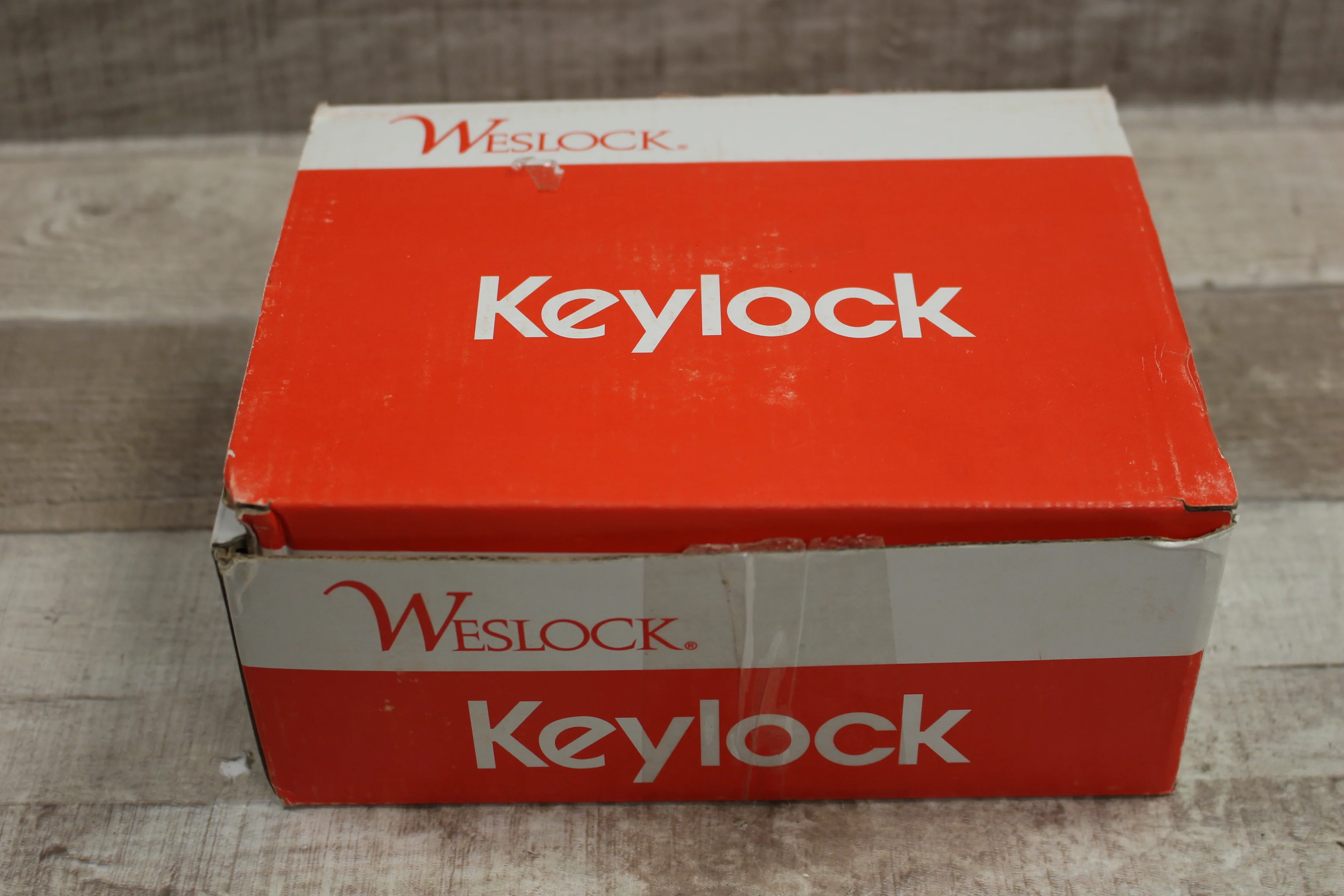 Weslock Keylock Entrance Lock 700 Series Julienne Knob Satin Nickel -New - Image 5
