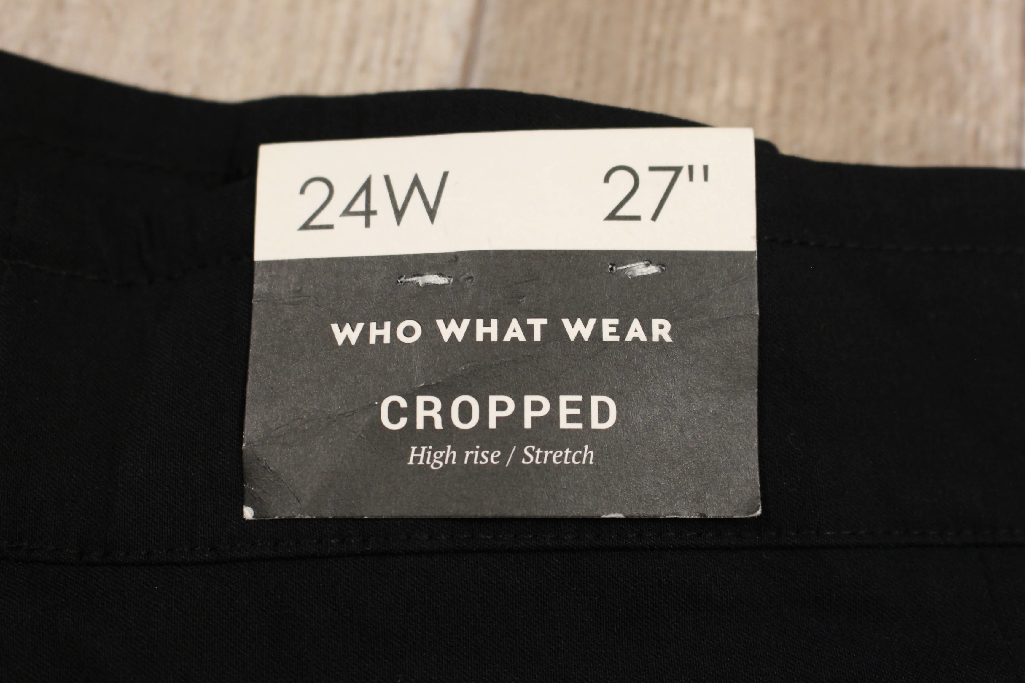 Who What Wear Women’s Cropped Pants - Size 24W - Black - New - Image 4