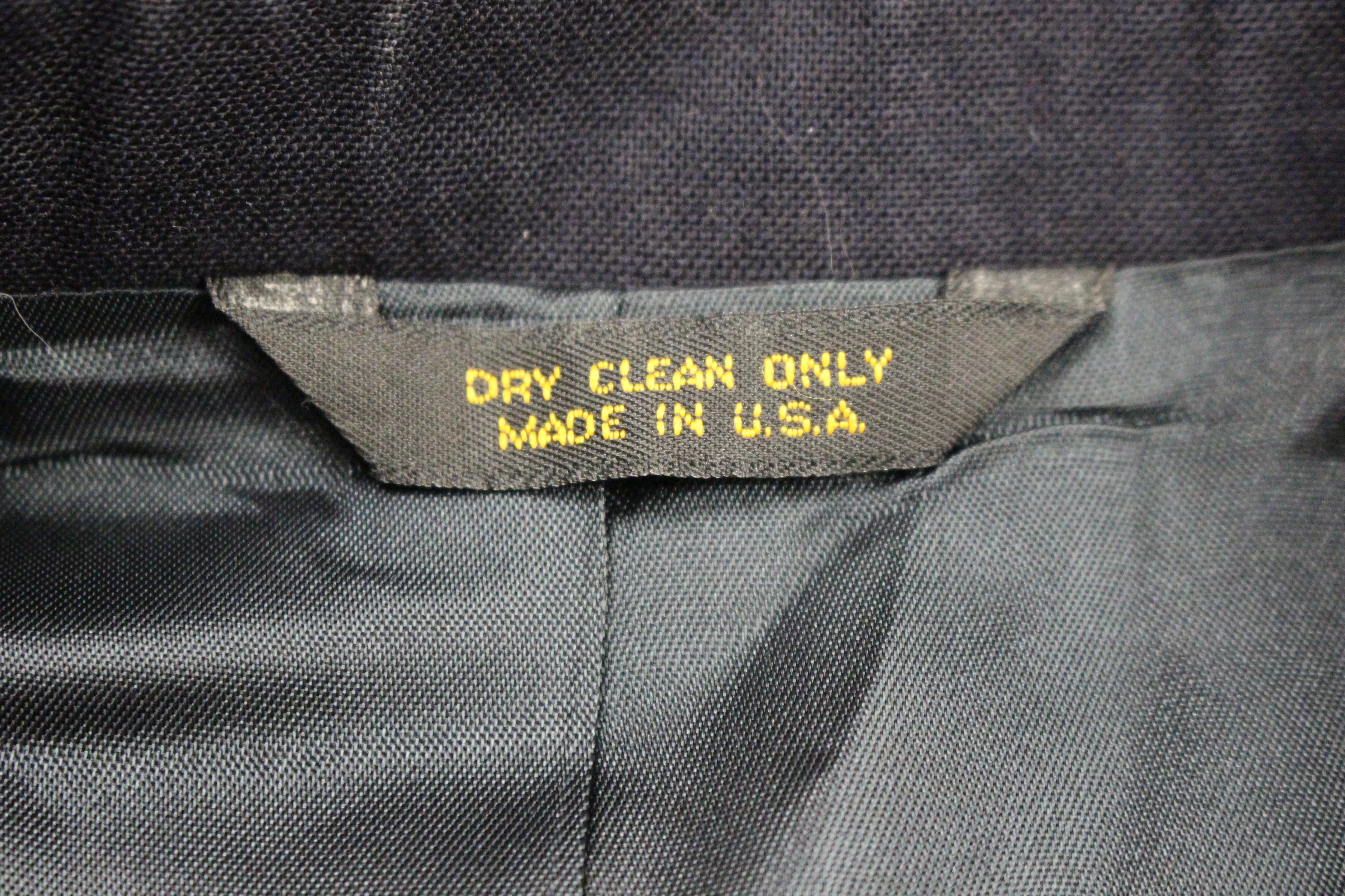 Women's Navy Blue Dress Coat, 10 Regular - Image 4