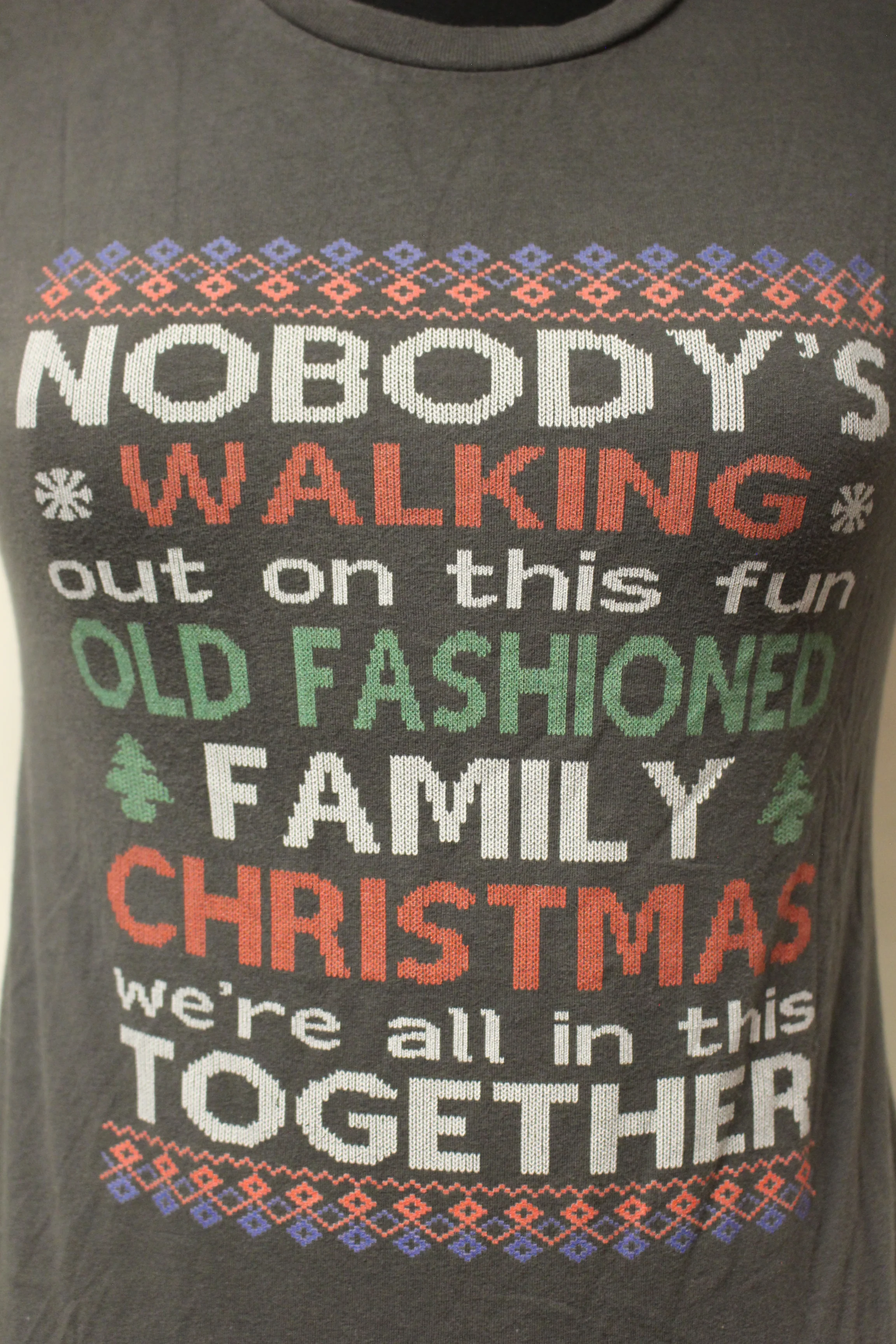 Women's Next Level Nobody's Walking Out This Christmas T-Shirt - Medium - Used - Image 7