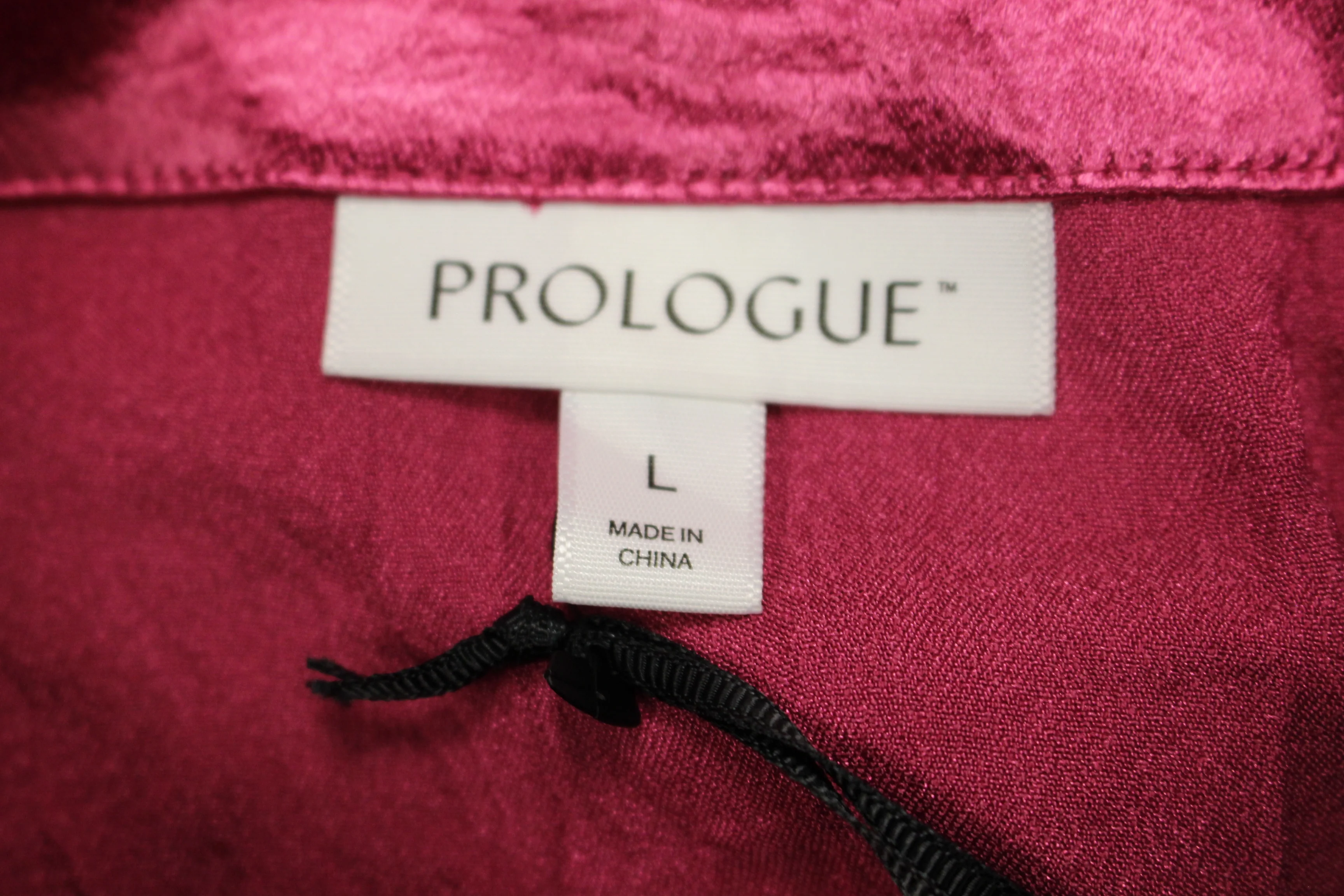 Women's Retro Long Sleeve Shirt - Prologue L Raspberry Radiance- New - Image 4