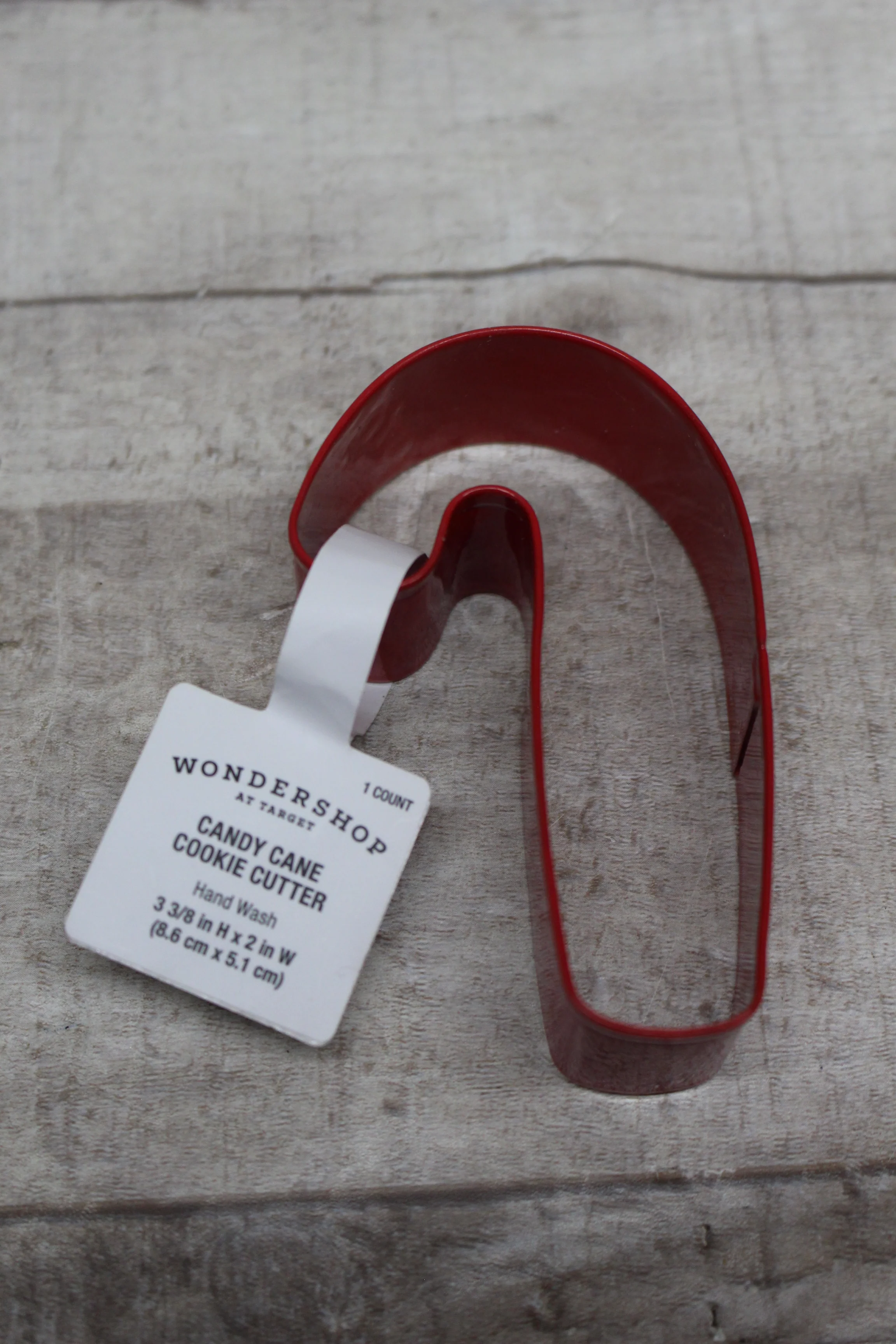 Wondershop By Target Candy Cane Cookie Cutter -New