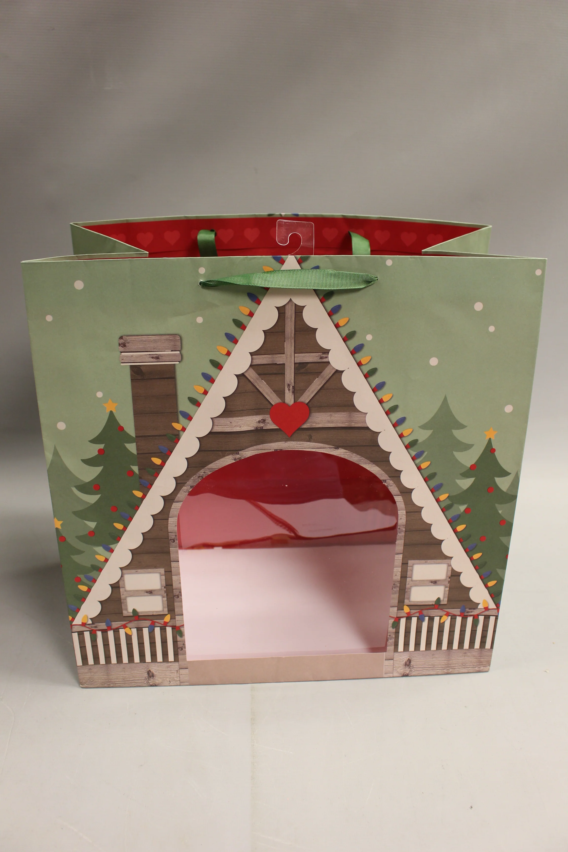 Wondershop By Target Holiday Windowed Gift Bag -New