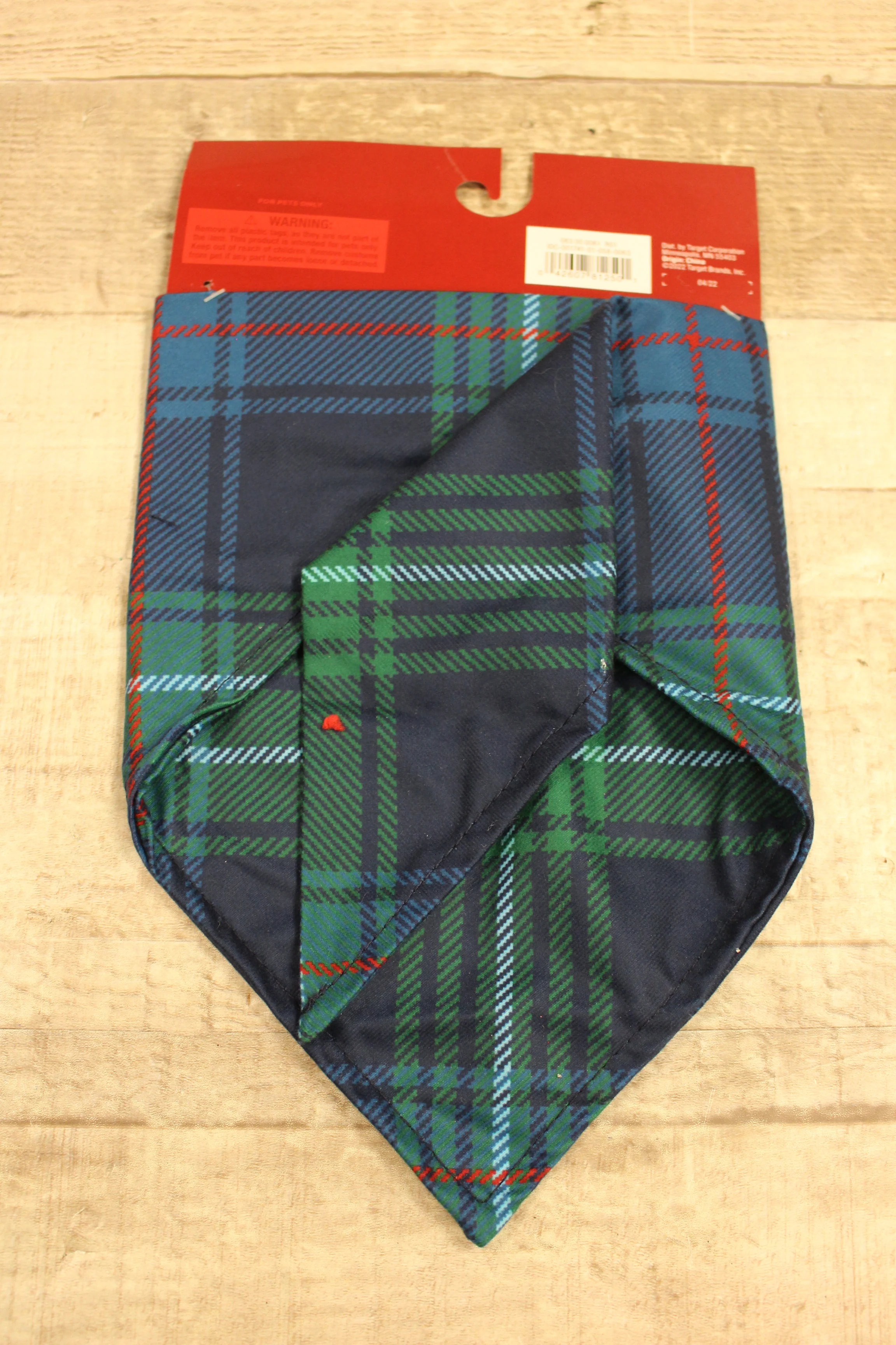 Wondershop By Target Plaid Pet Bandanna -New - Image 2