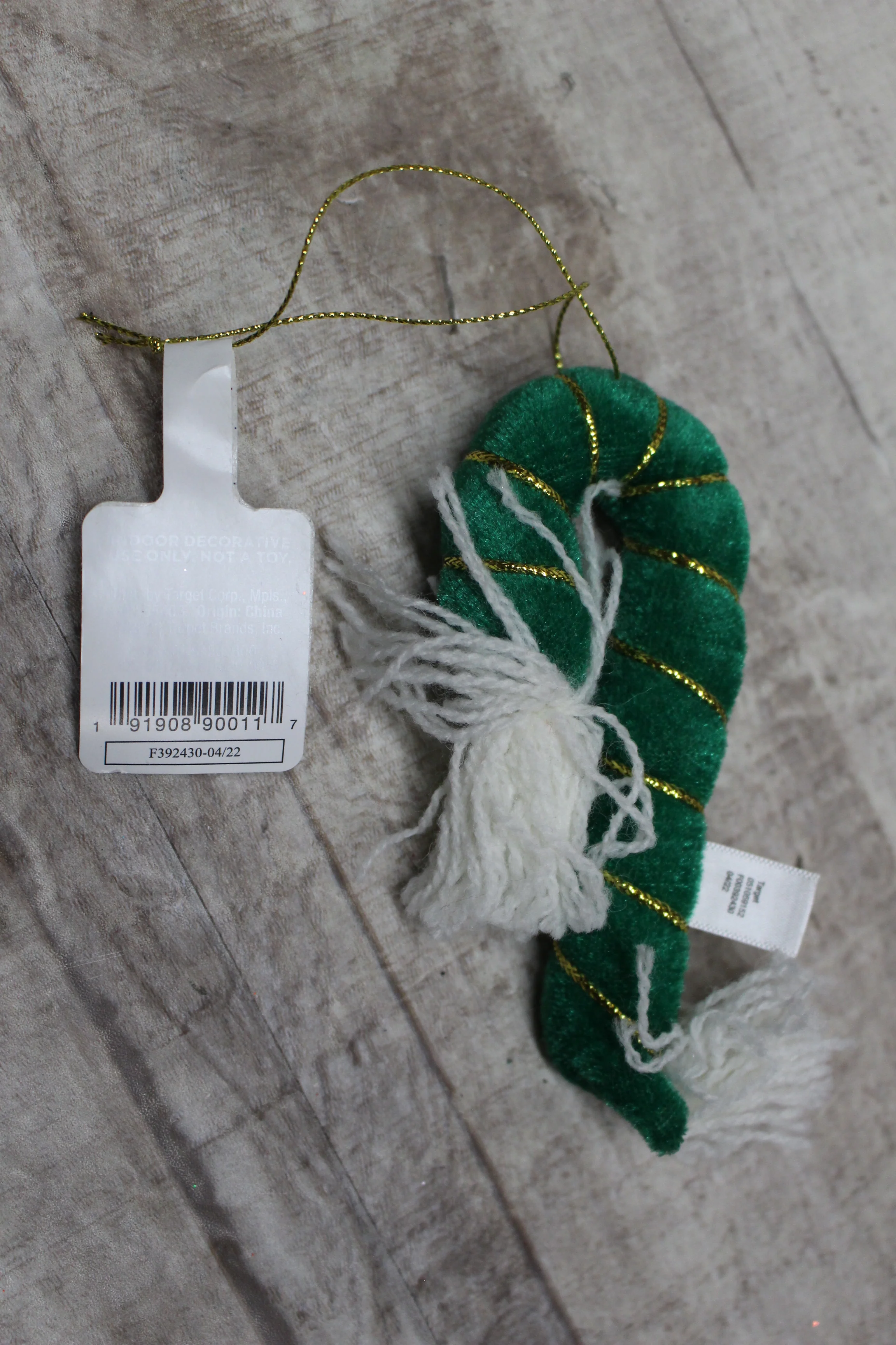Wondershop By Target Soft Green Candy Cane Ornament -New - Image 2
