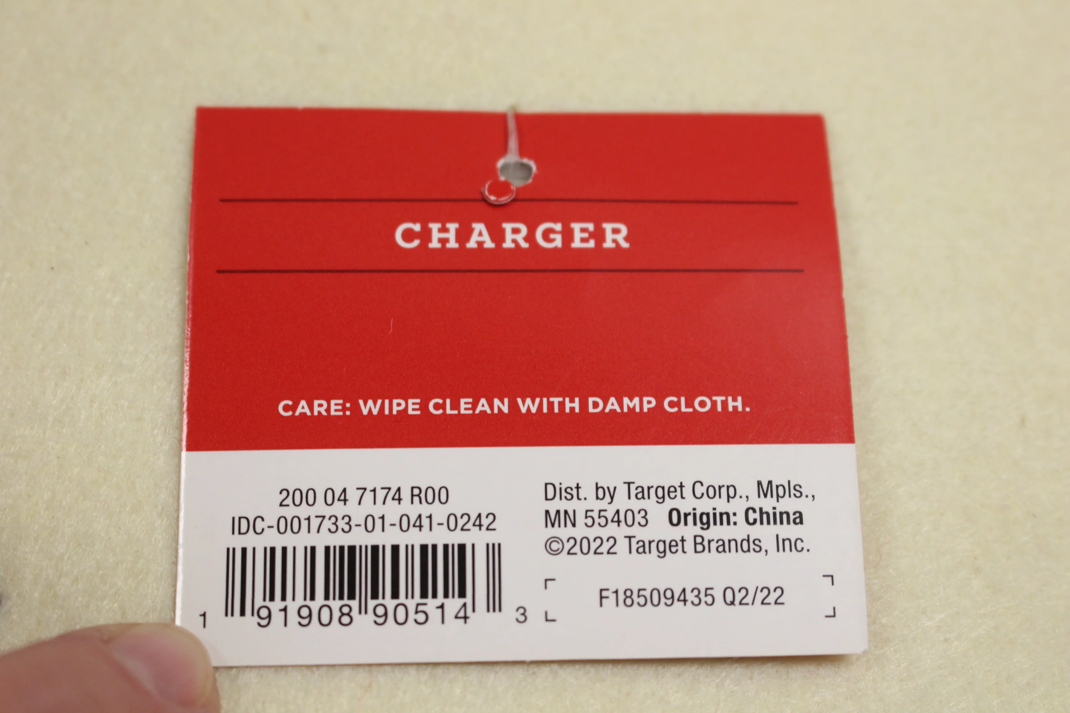 Wondershop Charger/Snowflake - 15" diameter - New - Image 4