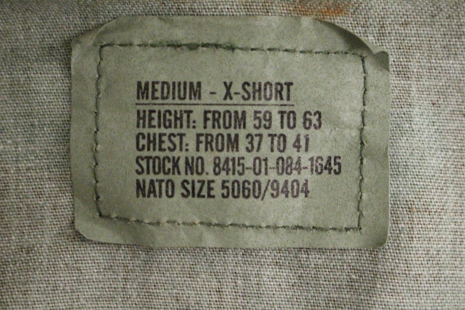 US Woodland BDU Blouse / Jacket / Coat - Medium X-Short - 8415-01-084-1645 - New - Image 7