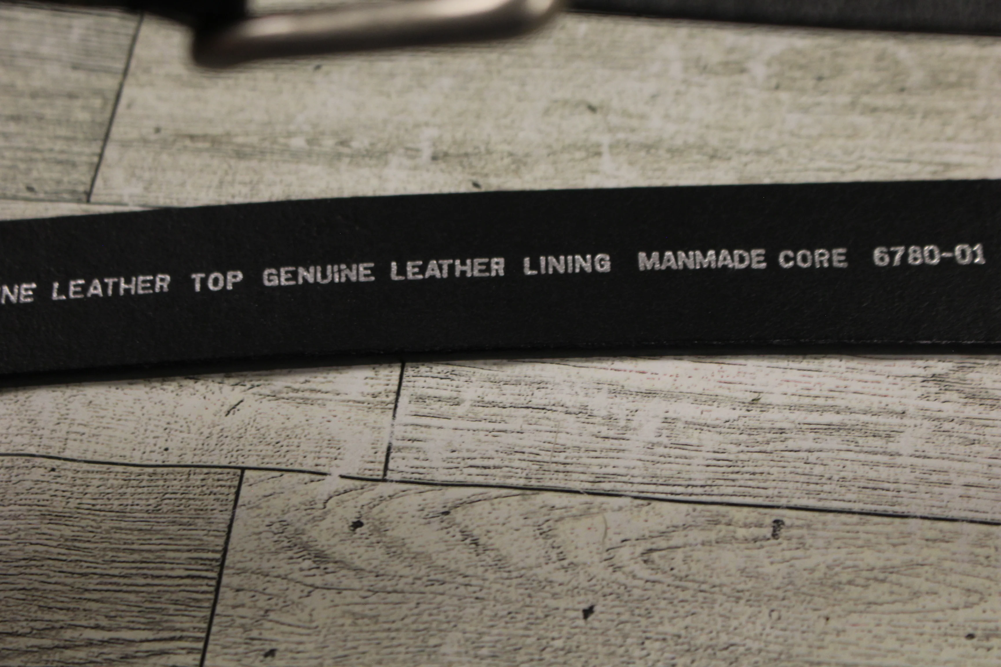 Wrangler Worn Black Leather Belt - Size: 36 - NWOT - Image 5