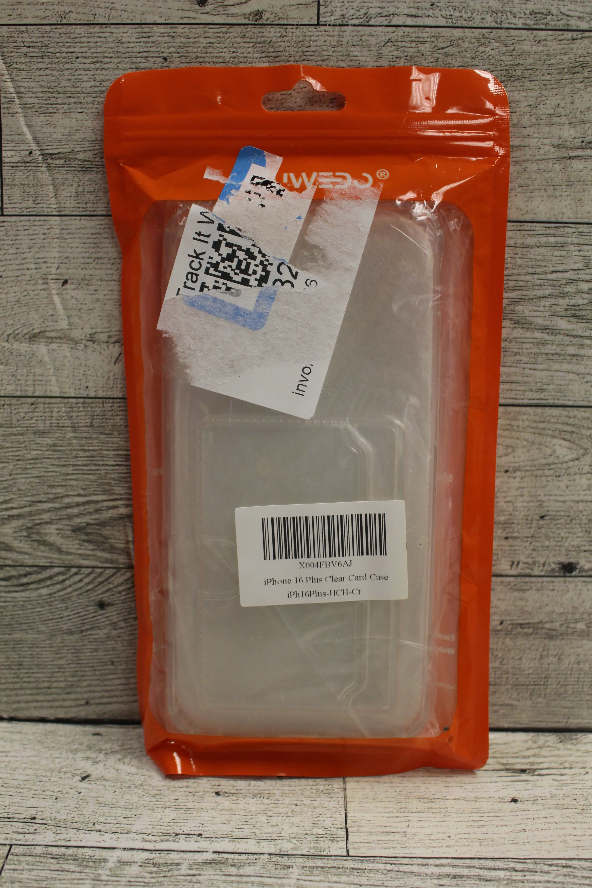 Wuwedo for iPhone 16 Plus Clear Card Case - New - Image 4