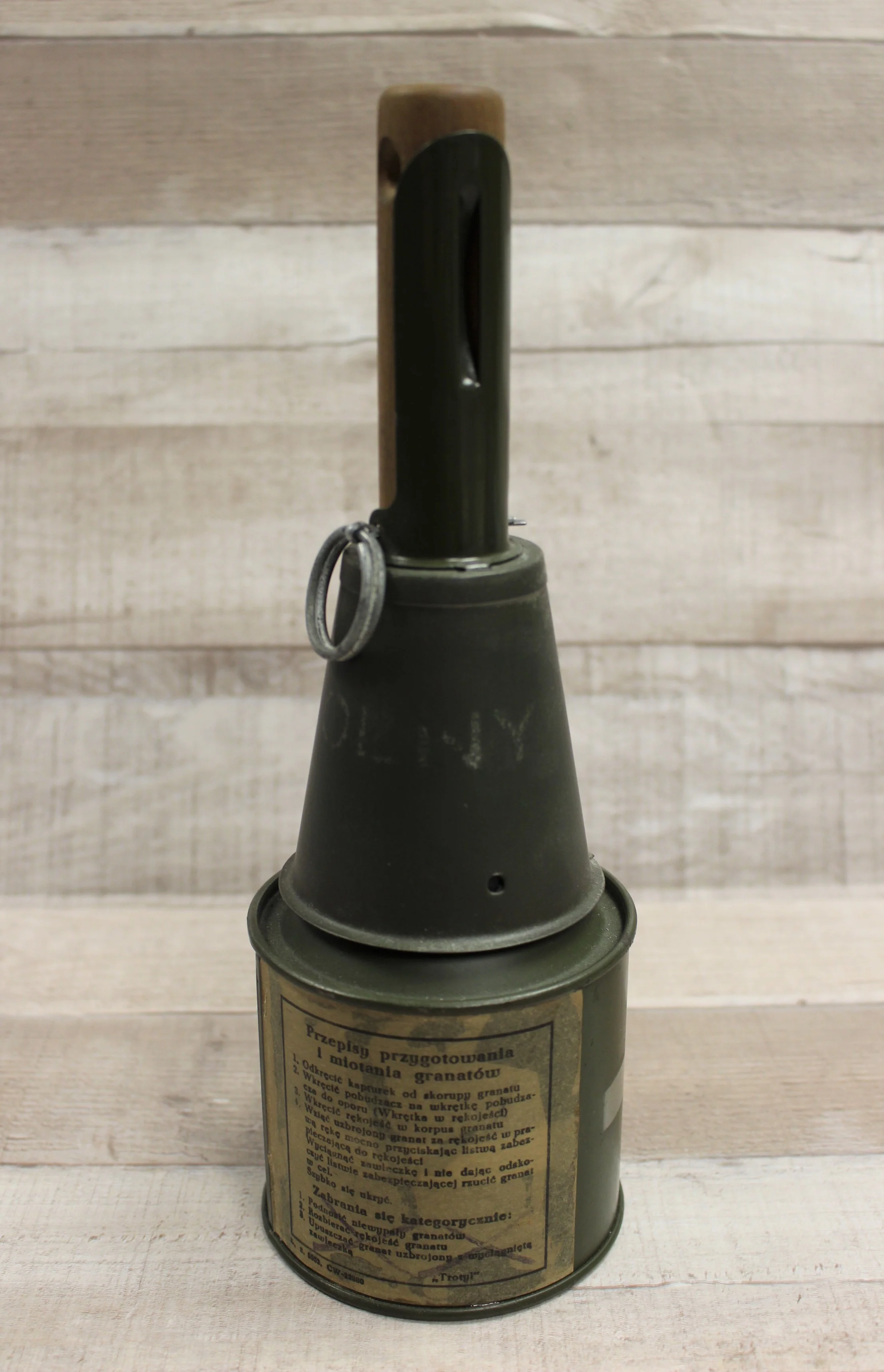 WWII Soviet Russian RPG-43 Inert HEAT Grenade High Explosive Anti-Tank Replica - Image 2