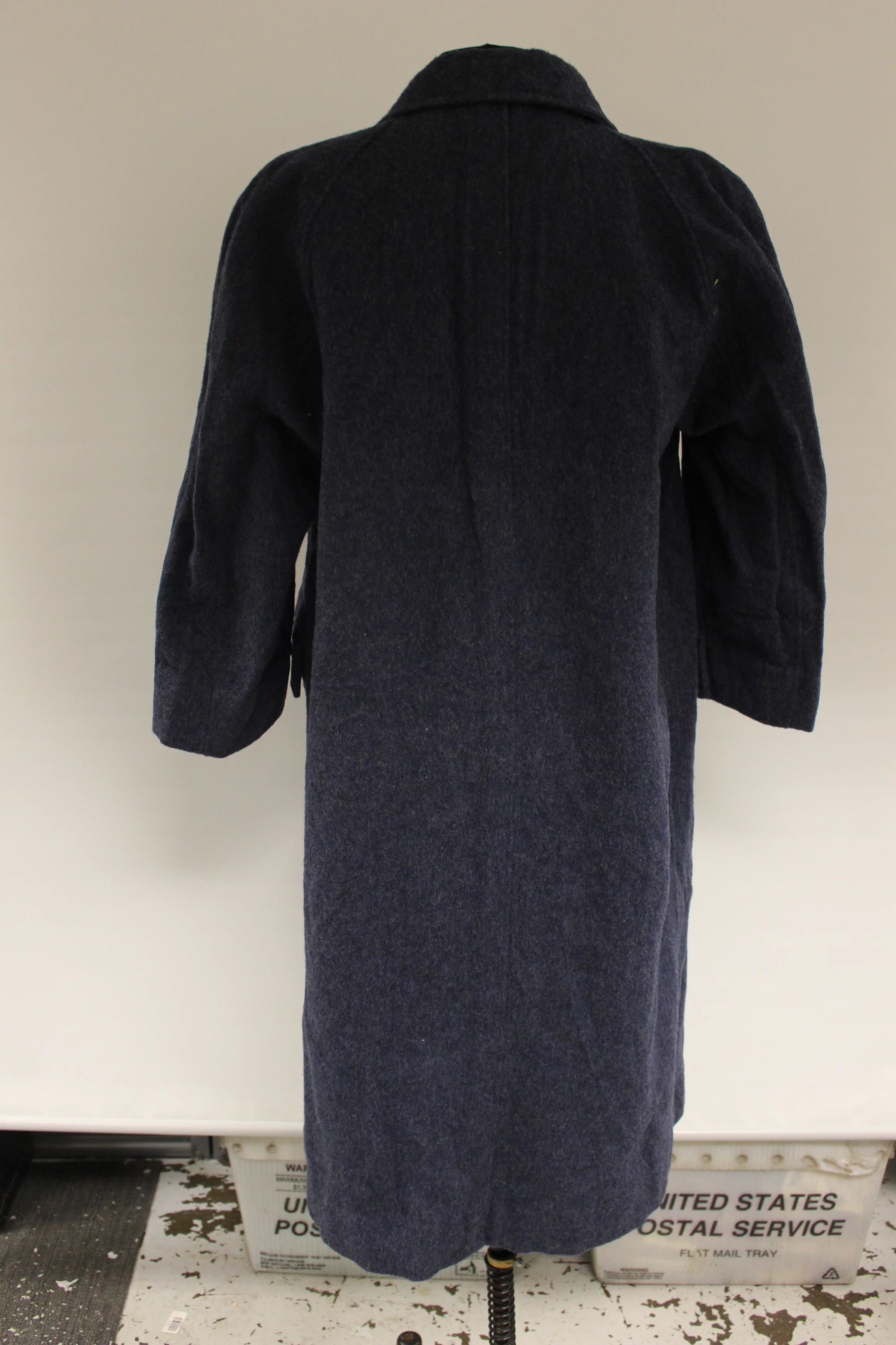 WWII Swiss Army Men's Wool Pea Trench Coat - Size F.L. 50 - Used - Image 2