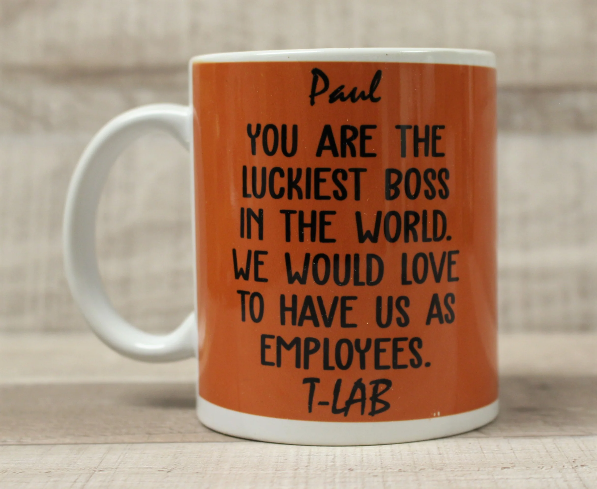You Are The Luckiest Boss In The World Name Coffee Cup Mugs - 11 oz - New - Image 3