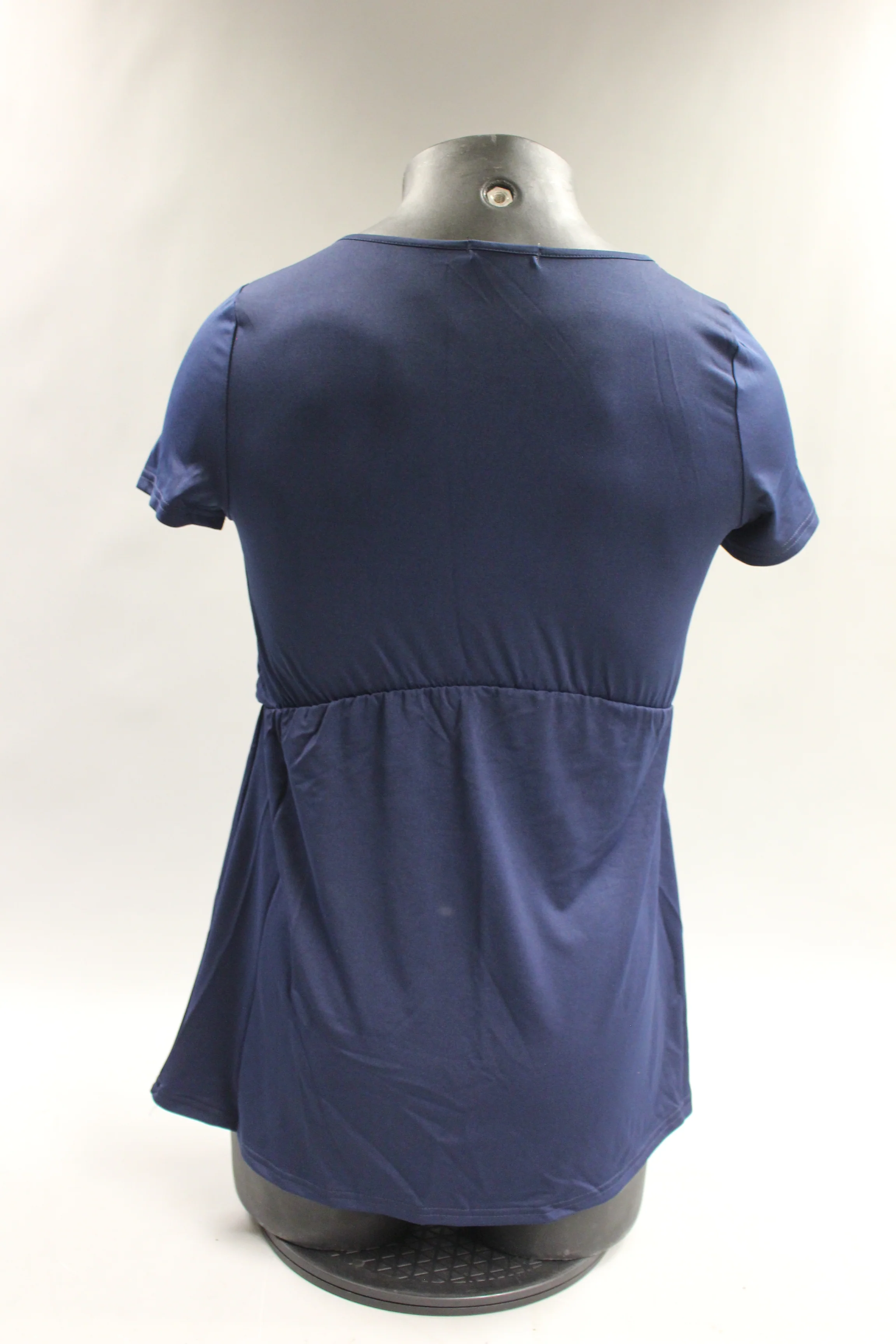 Zeagoo Women's Short Sleeve Tunic Top - Small -Navy Blue -New - Image 2