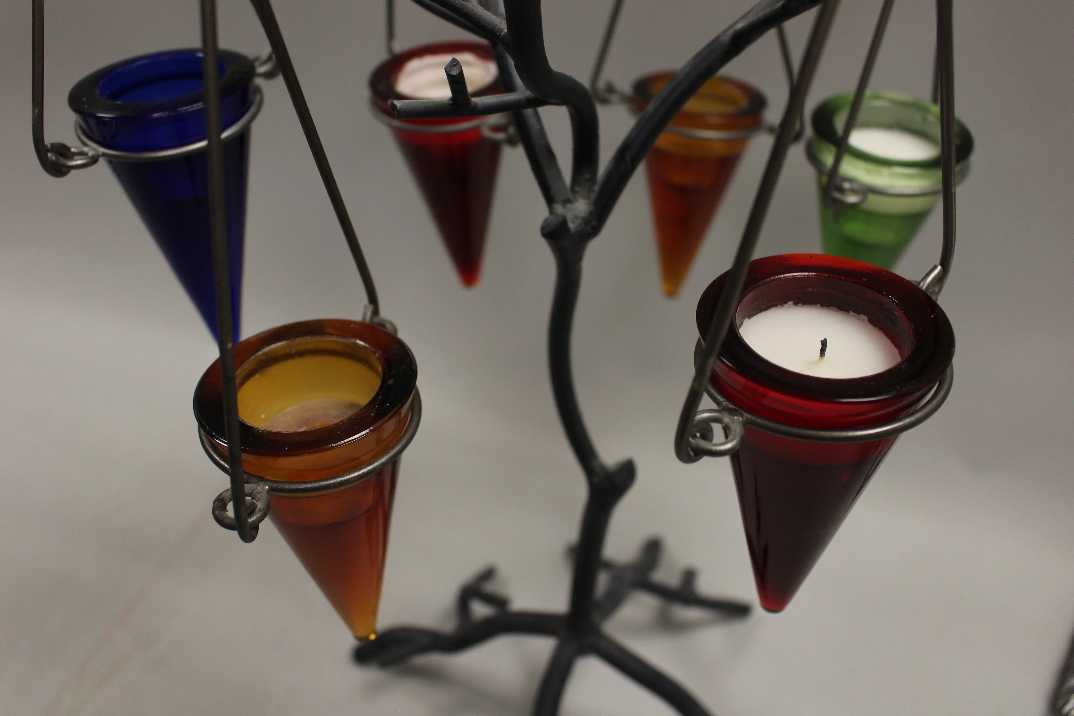 ZODAX Hanging Tree Tea Candle Light - Used - Image 3